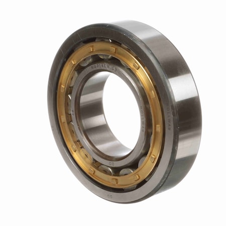 Rollway Cylindrical Bearing - Caged Roller - Straight Bore - Unsealed NU 318 EM C3